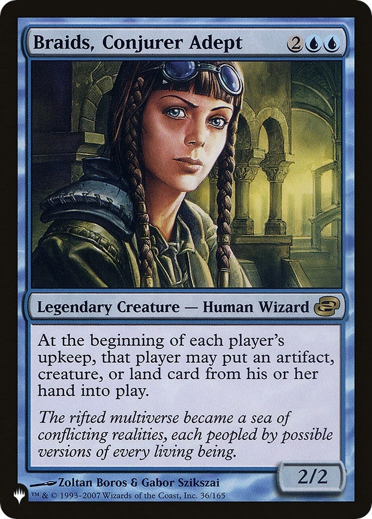 Image for Braids, Conjurer Adept (36/165) (The List Reprints) - Magic: The Gathering