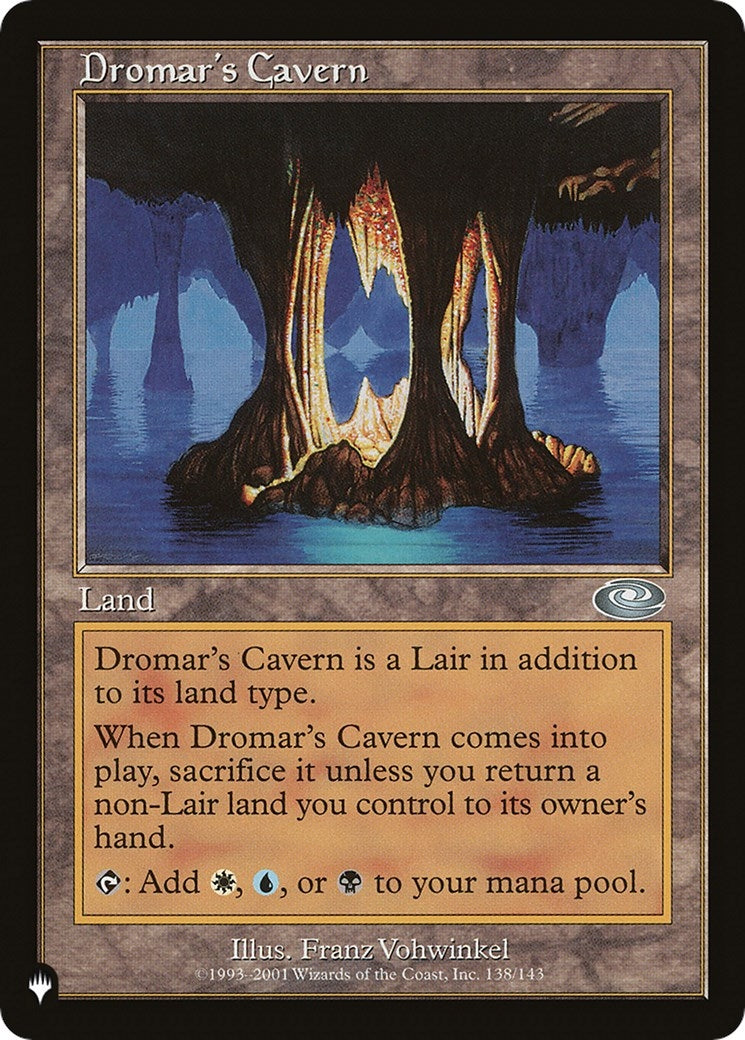 Image for Dromar's Cavern (138/143) (The List Reprints) - Magic: The Gathering