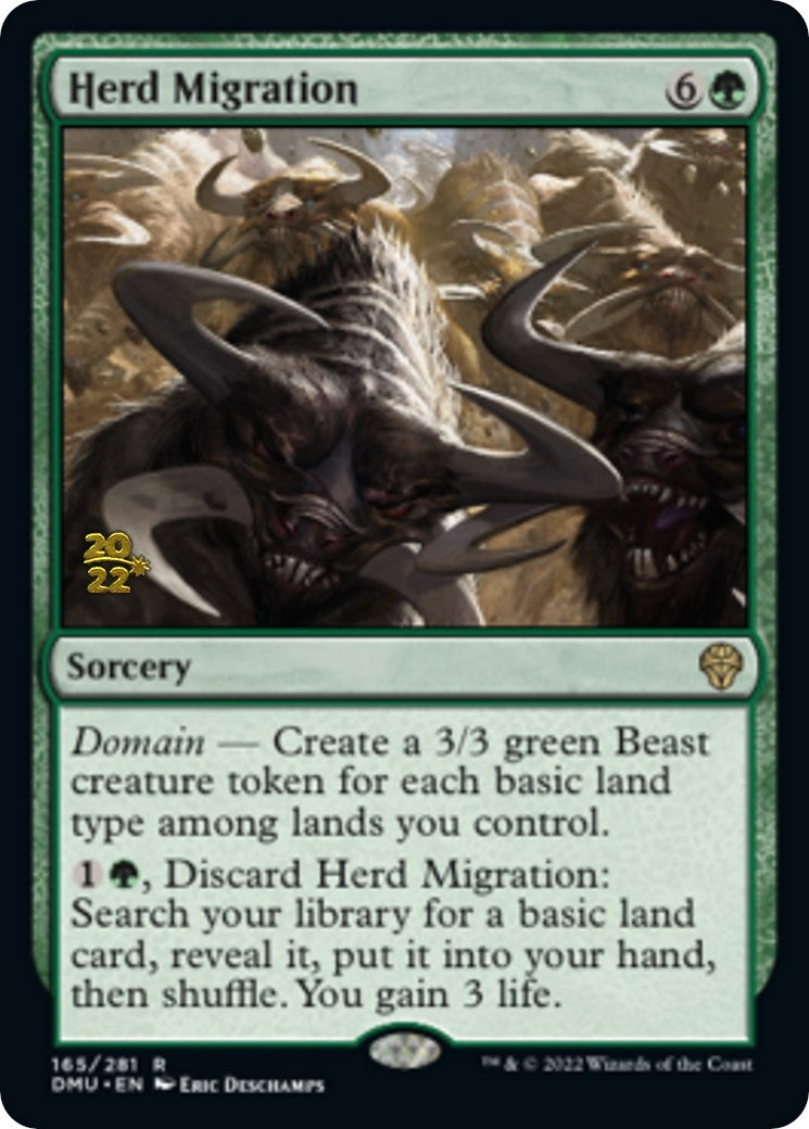 Image for Herd Migration (165) (Prerelease Cards) - Magic: The Gathering