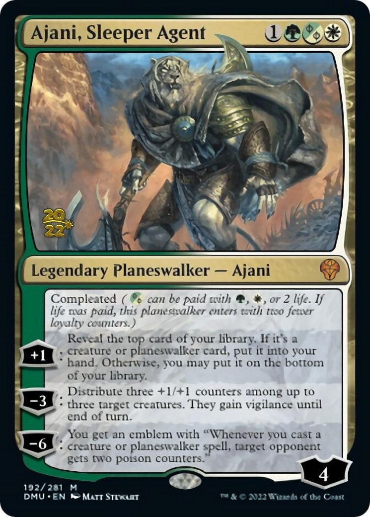 Image for Ajani, Sleeper Agent (192) (Prerelease Cards) - Magic: The Gathering