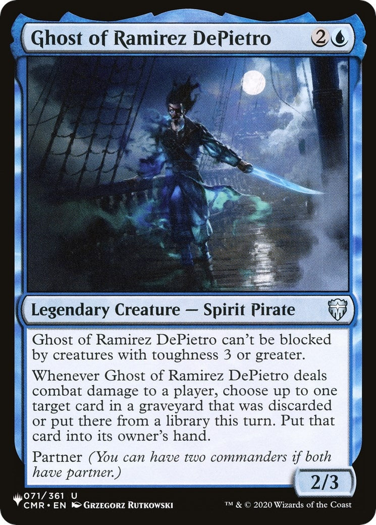 Image for Ghost of Ramirez DePietro (071/361) (The List Reprints) - Magic: The Gathering