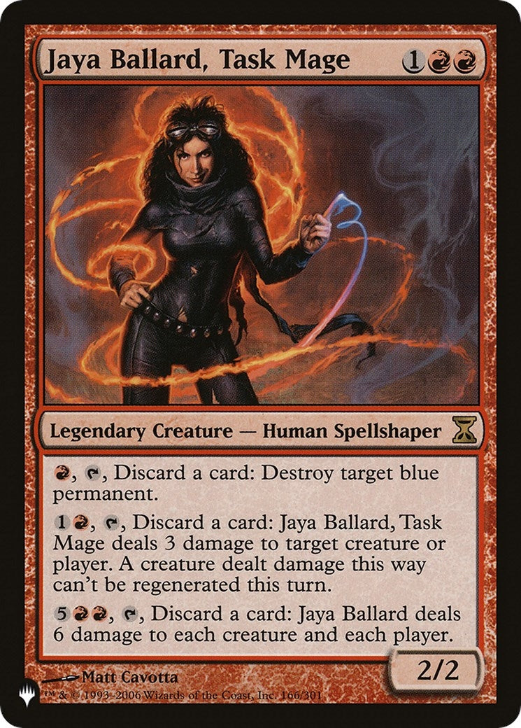 Image for Jaya Ballard, Task Mage (166/301) (The List Reprints) - Magic: The Gathering