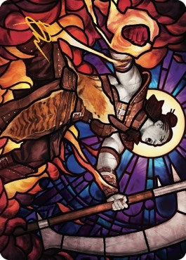 Image for Garna, Bloodfist of Keld Art Card (Gold-Stamped Signature) (71) (Dominaria United) - Magic: The Gathering