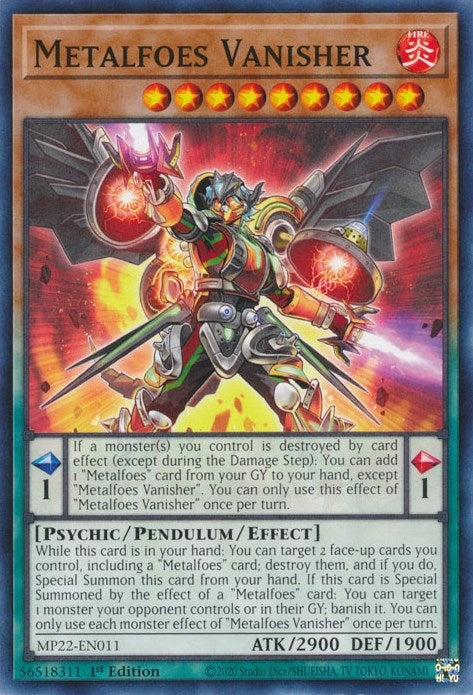 Image for Metalfoes Vanisher (MP22-EN011) (MP22) - YuGiOh