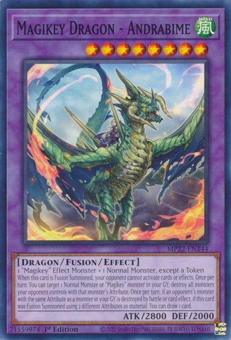 Image for Magikey Dragon - Andrabime (MP22-EN144) (MP22) - YuGiOh