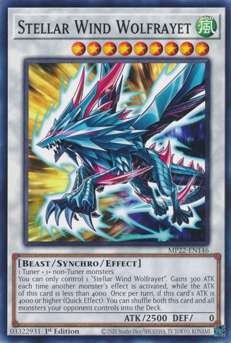Image for Stellar Wind Wolfrayet (MP22-EN146) (MP22) - YuGiOh
