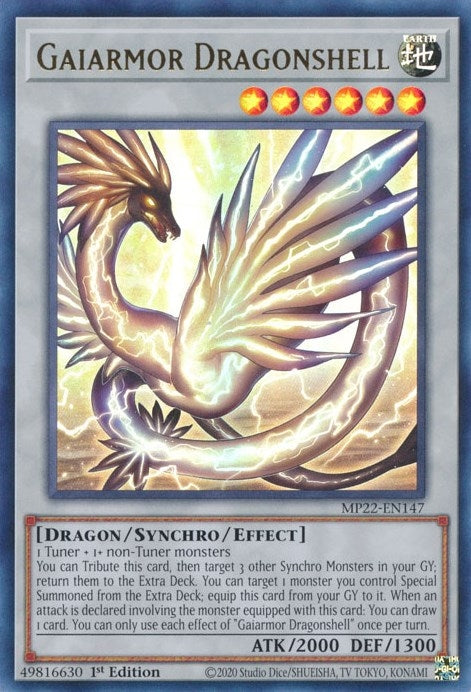 Image for Gaiarmor Dragonshell (MP22-EN147) (MP22) - YuGiOh