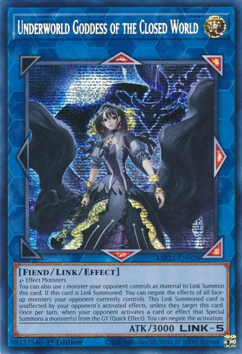 Underworld Goddess of the Closed World (MP22-EN028) (MP22)