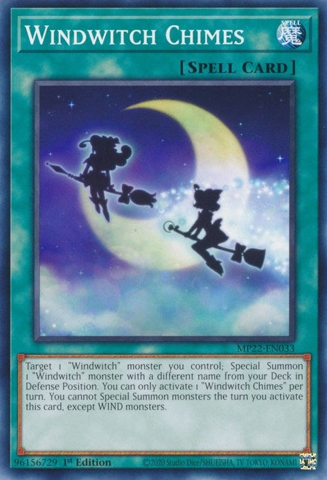 Image for Windwitch Chimes (MP22-EN033) (MP22) - YuGiOh
