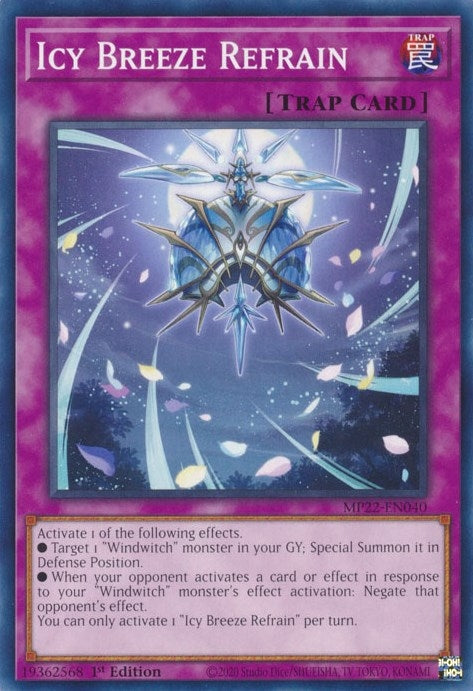 Image for Icy Breeze Refrain (MP22-EN040) (MP22) - YuGiOh