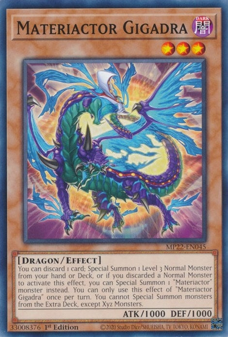 Image for Materiactor Gigadra (MP22-EN045) (MP22) - YuGiOh