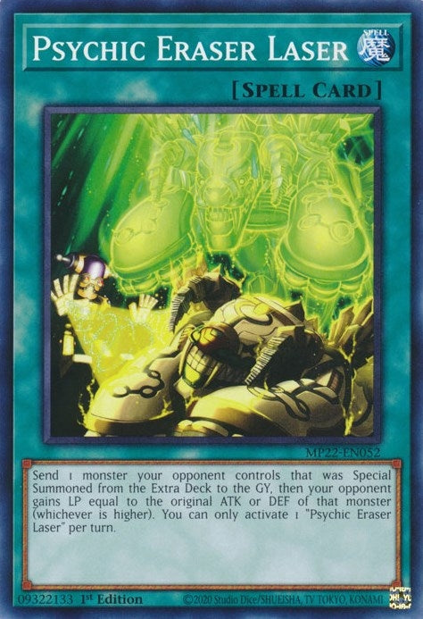 Image for Psychic Eraser Laser (MP22-EN052) (MP22) - YuGiOh