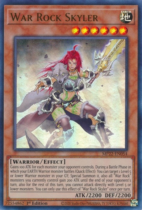 Image for War Rock Skyler (MP22-EN054) (MP22) - YuGiOh