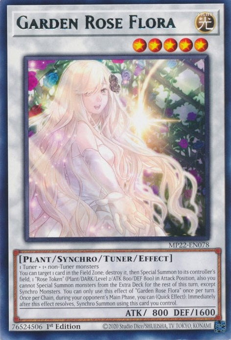 Image for Garden Rose Flora (MP22-EN078) (MP22) - YuGiOh