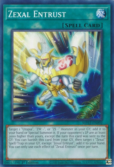 Image for Zexal Entrust (MP22-EN092) (MP22) - YuGiOh