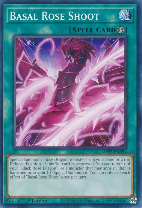 Image for Basal Rose Shoot (MP22-EN094) (MP22) - YuGiOh