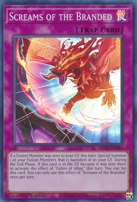 Image for Screams of the Branded (MP22-EN103) (MP22) - YuGiOh