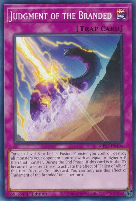 Image for Judgment of the Branded (MP22-EN104) (MP22) - YuGiOh