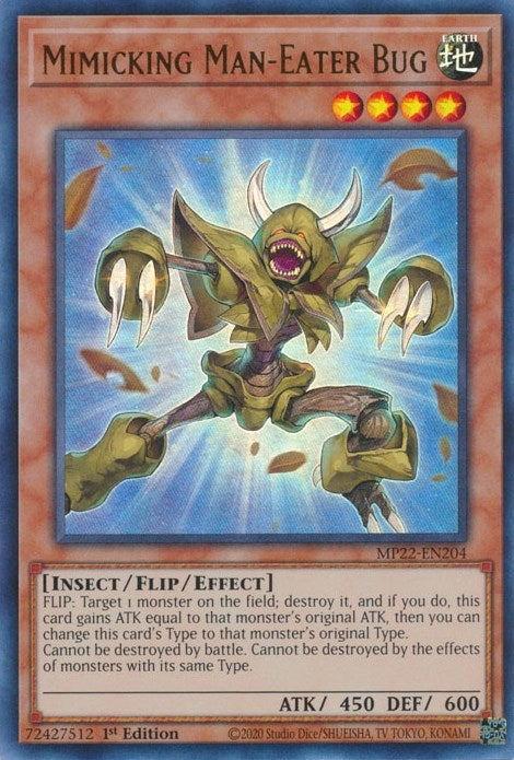 Image for Mimicking Man-Eater Bug (MP22-EN204) (MP22) - YuGiOh