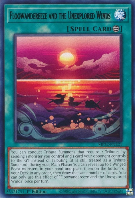 Image for Floowandereeze and the Unexplored Winds (MP22-EN221) (MP22) - YuGiOh