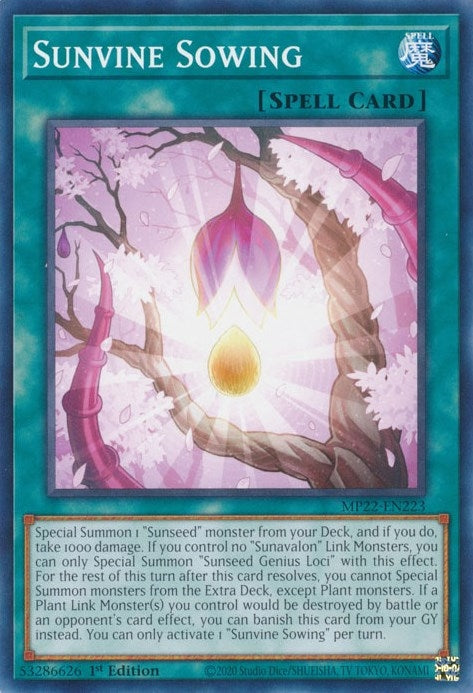 Image for Sunvine Sowing (MP22-EN223) (MP22) - YuGiOh