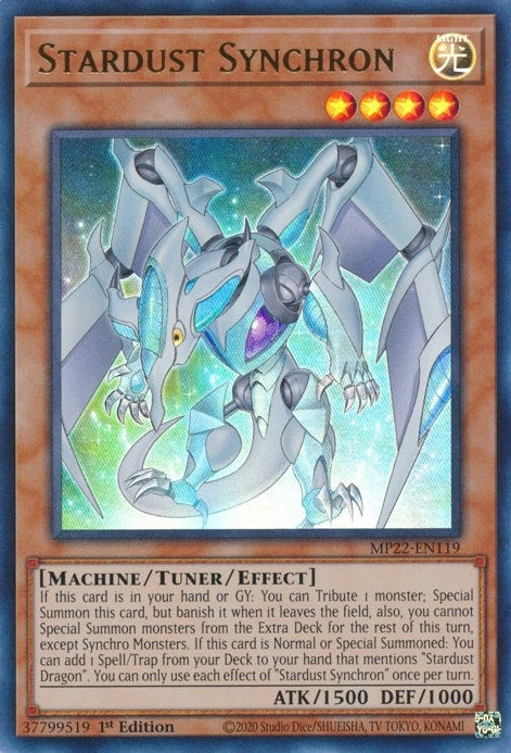 Image for Stardust Synchron (MP22-EN119) (MP22) - YuGiOh