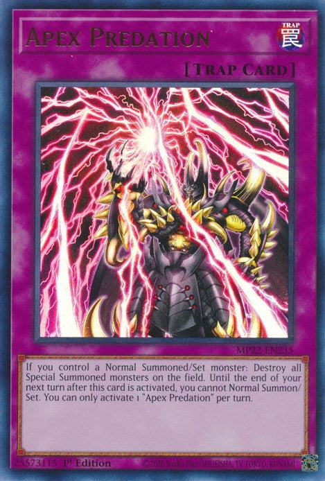 Image for Apex Predation (MP22-EN235) (MP22) - YuGiOh