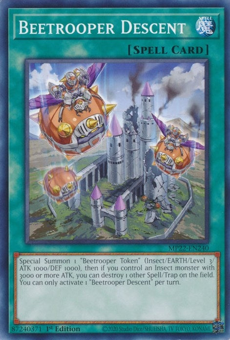 Image for Beetrooper Descent (MP22-EN240) (MP22) - YuGiOh