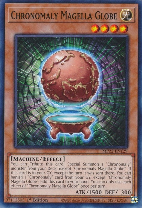 Image for Chronomaly Magella Globe (MP22-EN129) (MP22) - YuGiOh