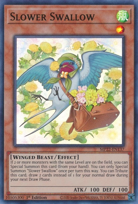 Image for Slower Swallow (MP22-EN137) (MP22) - YuGiOh