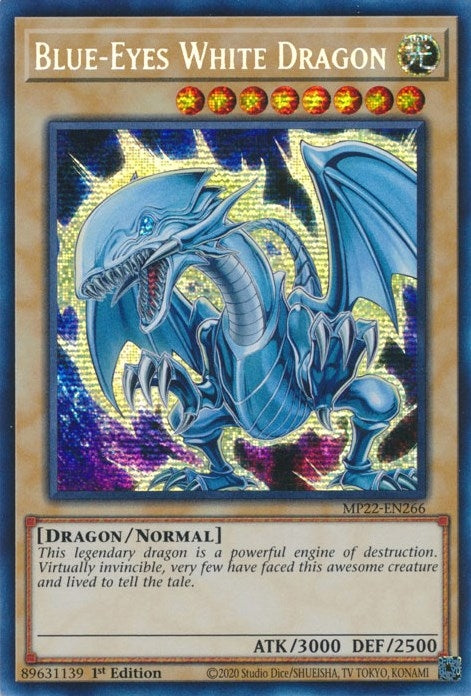 Blue-Eyes White Dragon (MP22-EN266) (MP22)