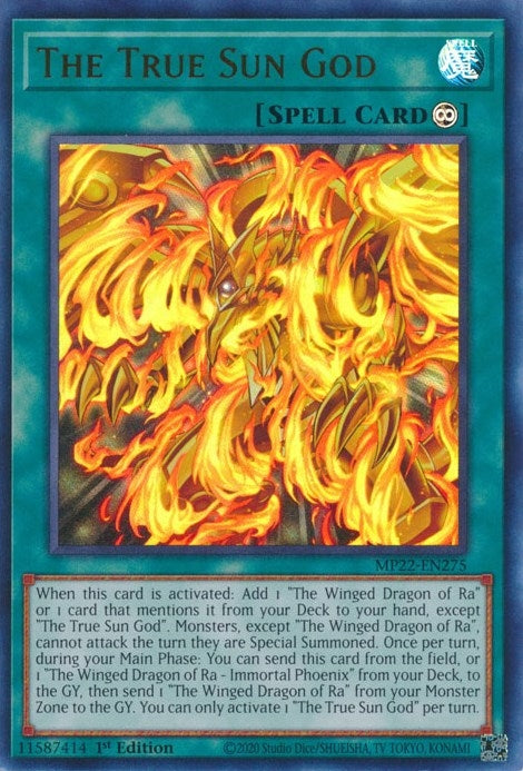 Image for The True Sun God (MP22-EN275) (MP22) - YuGiOh