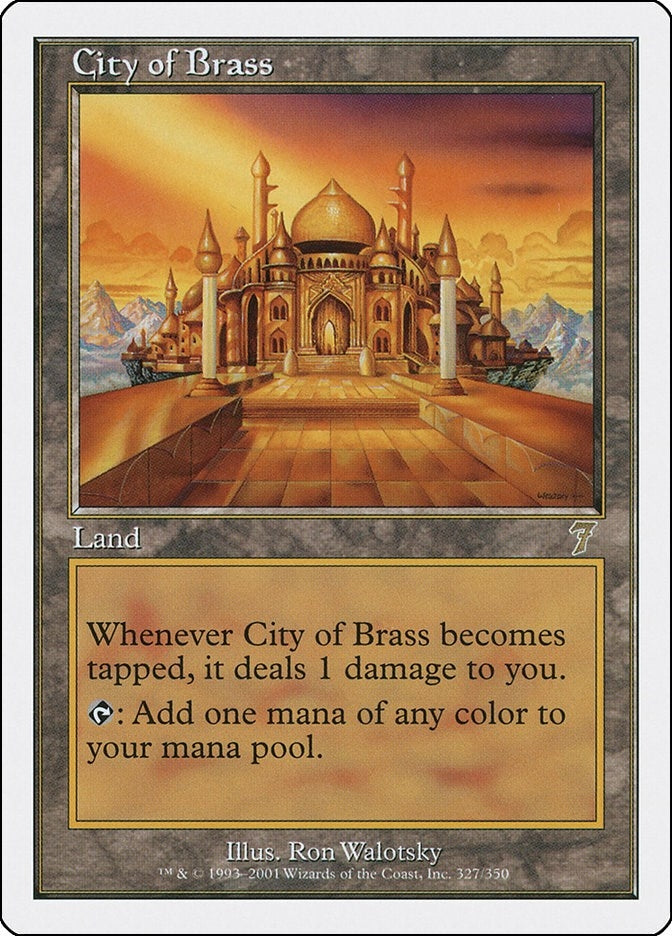 Image for City of Brass (327) (7th Edition) - Magic: The Gathering