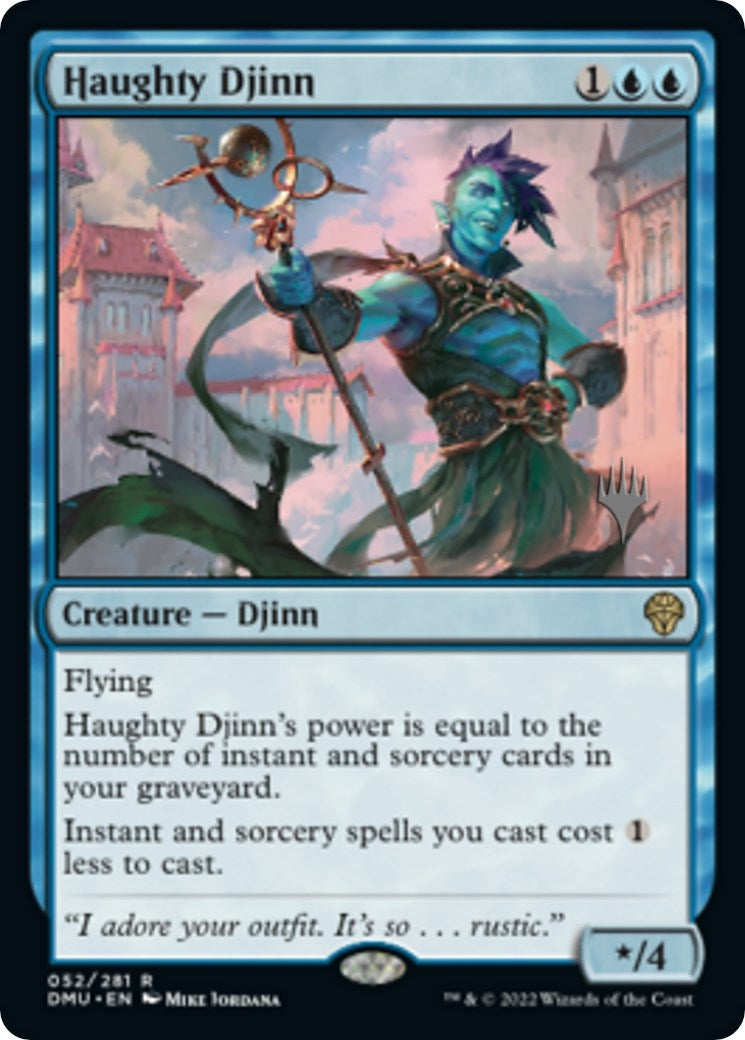 Image for Haughty Djinn (52) (Dominaria United) - Magic: The Gathering
