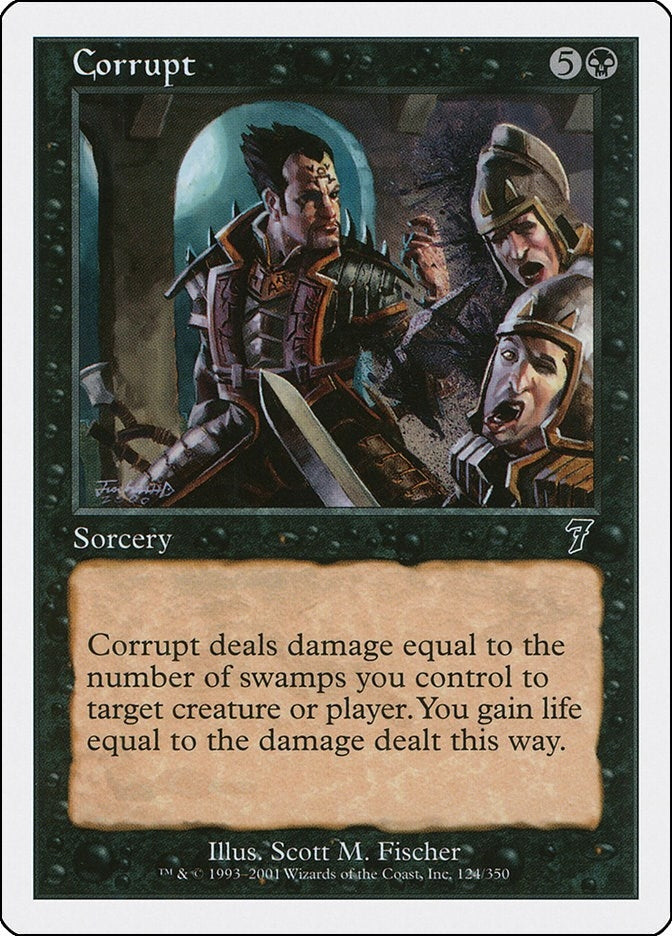 Image for Corrupt (124) (7th Edition) - Magic: The Gathering
