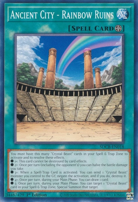 Image for Ancient City - Rainbow Ruins (SDCB-EN018) (SDCB) - YuGiOh