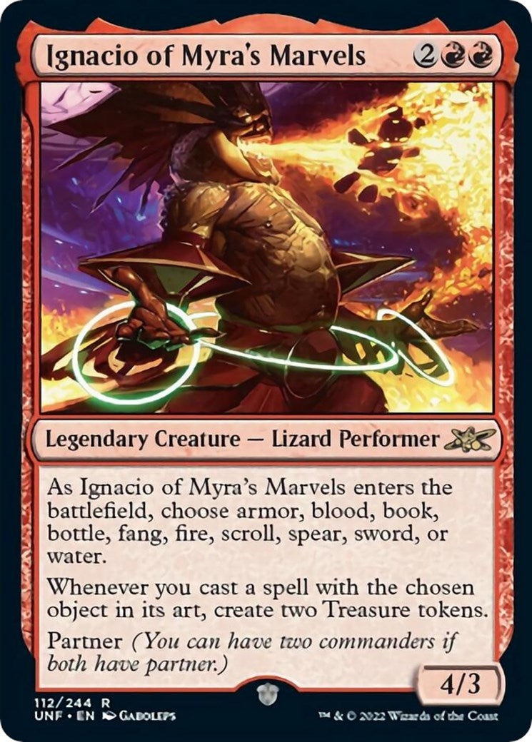 Image for Ignacio of Myra's Marvels (112) (Unfinity) - Magic: The Gathering