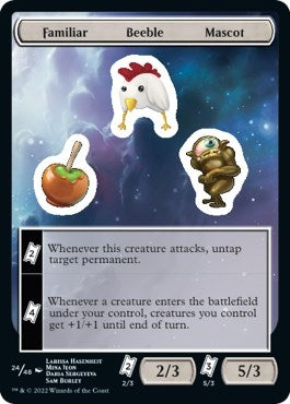 Image for Familiar Beeble Mascot (24) (Unfinity) - Magic: The Gathering
