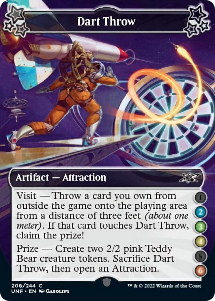 Image for Dart Throw (2-3-4-6) (208) (Unfinity) - Magic: The Gathering