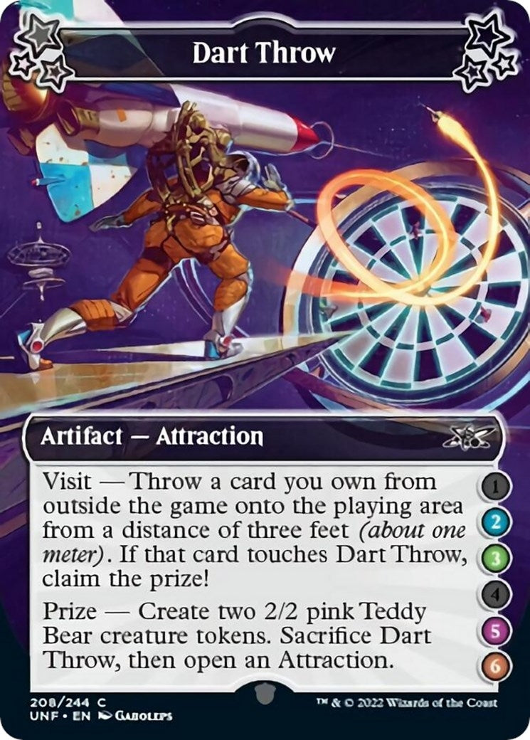 Image for Dart Throw (2-3-5-6) (208) (Unfinity) - Magic: The Gathering