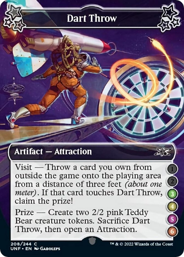 Image for Dart Throw (3-4-5-6) (208) (Unfinity) - Magic: The Gathering