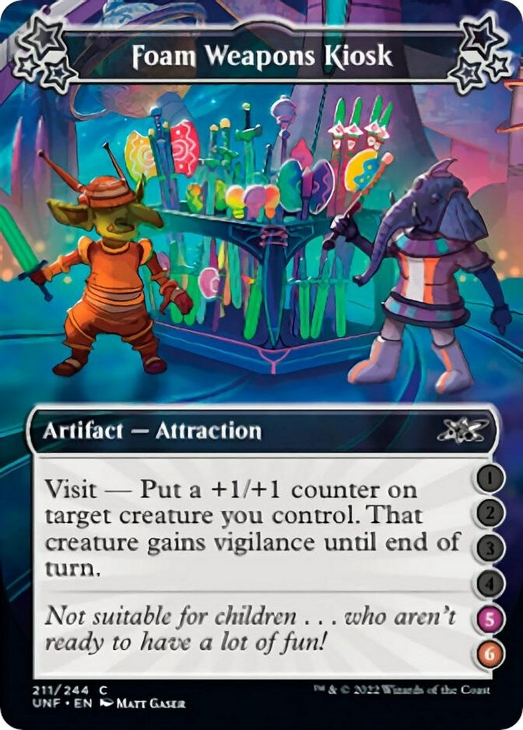 Image for Foam Weapons Kiosk (5-6) (211) (Unfinity) - Magic: The Gathering