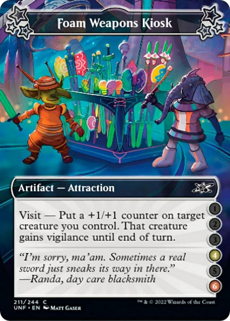 Image for Foam Weapons Kiosk (4-6) (211) (Unfinity) - Magic: The Gathering