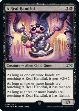Image for A Real Handful (87) (Unfinity) - Magic: The Gathering