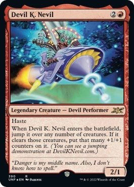 Image for Devil K. Nevil (Galaxy Foil) (390) (Unfinity) - Magic: The Gathering