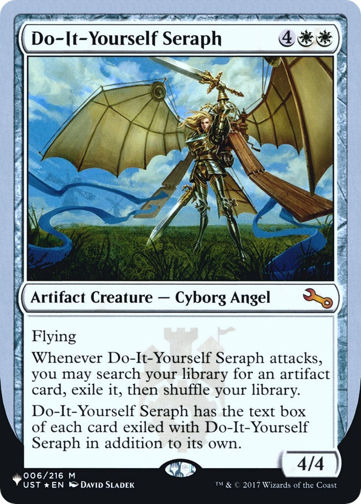 Image for Do-It-Yourself Seraph (006/216) (The List Reprints) - Magic: The Gathering