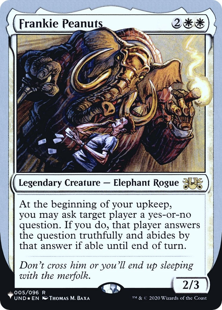 Image for Frankie Peanuts (005/096) (The List Reprints) - Magic: The Gathering