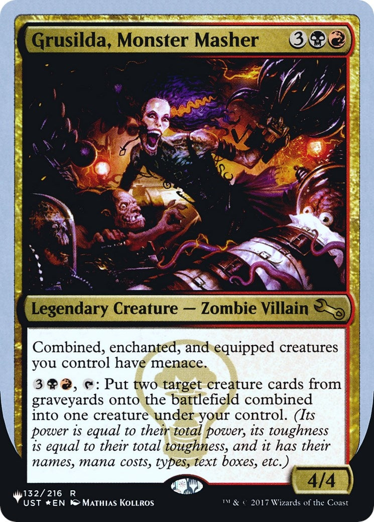 Image for Grusilda, Monster Masher (132/216) (The List Reprints) - Magic: The Gathering