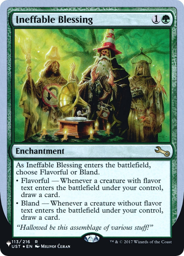Image for Ineffable Blessing (A) (113/216) (The List Reprints) - Magic: The Gathering