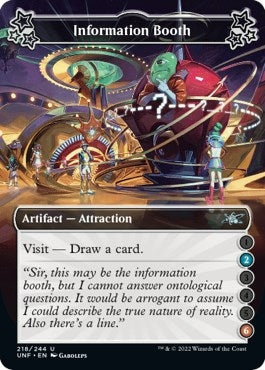 Image for Information Booth (2-6) (218) (Unfinity) - Magic: The Gathering